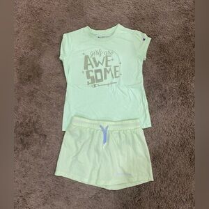 Girls Champion Girls are Awesome Outfit size 14/16